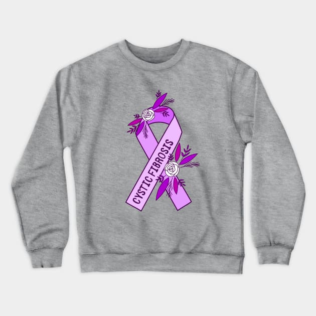 Cystic Fibrosis Crewneck Sweatshirt by Sloth Station